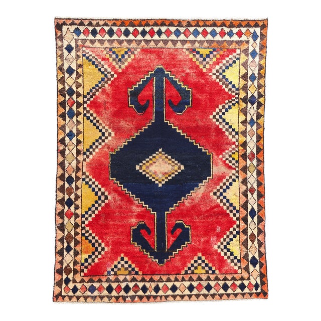 Vintage Persian Lori Rug - 05'03 X 07'01 For Sale