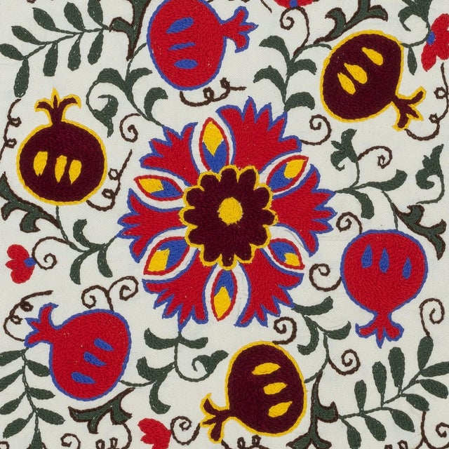 New Hand-Embroidered 100% Cotton Cushion Cover – Authentic Uzbek Textile Art Bring a touch of Central Asian heritage to...