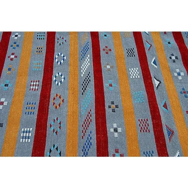 Late 20th Century Moroccan Rug- 4'11'' X 3' For Sale - Image 4 of 5