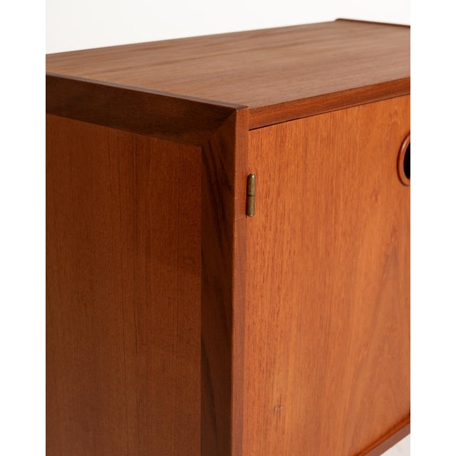 Teak Domino Cabinet by Arne Wahl Iversen, Sweden, 1960s For Sale - Image 9 of 11