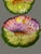 Late 20th Century Italian Majolica Hand Painted Pair of Butterfly Luncheon Dessert Plates 2 For Sale - Image 6 of 7