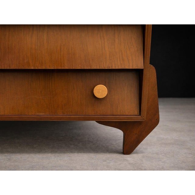 Brown Plywood Chest of Drawers by José Zanine Caldas, Z Móveis Artísticos, Brazil, 1950s - Lot 638 For Sale - Image 8 of 13