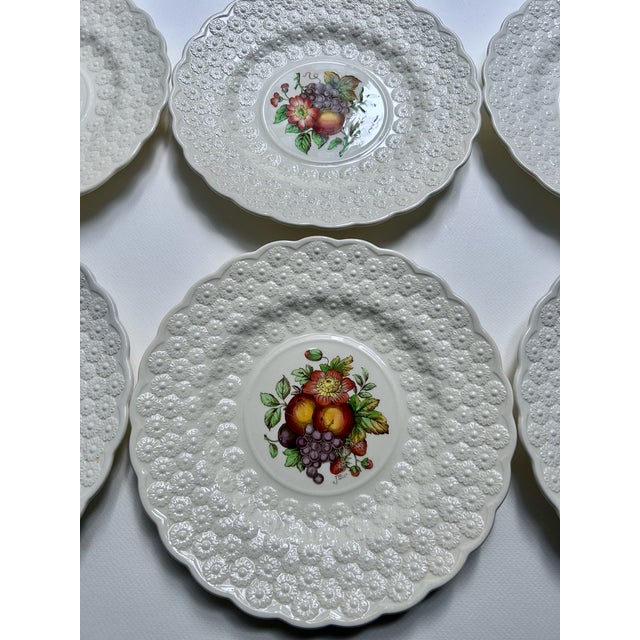Early 20th Century Spode England "Alden" Luncheon Plates - Set of 6 For Sale - Image 17 of 17