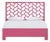 Silas Platform Bed King - Pink For Sale