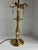 Vintage Brass Candlestick Lamp With 2 Bulbs For Sale - Image 4 of 5
