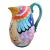 1990s Fitz and Floyd Gypsy Chicks Whimsical Pitcher For Sale