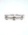 Silver Alwand Vahan Sterling Silver 14k Gold Diamond Bangle Bracelet For Sale - Image 8 of 8