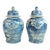 Large Chinoiserie Blue and White Abstract Lotus Ginger Jar For Sale - Image 11 of 12