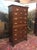 Wood Antique Chest on Chest, Mahogany Tall Dresser For Sale - Image 7 of 14