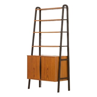 Mid-Century Free Standing Wall Unit from BRANTORPS, Sweden, 1960s, Set of 7 For Sale