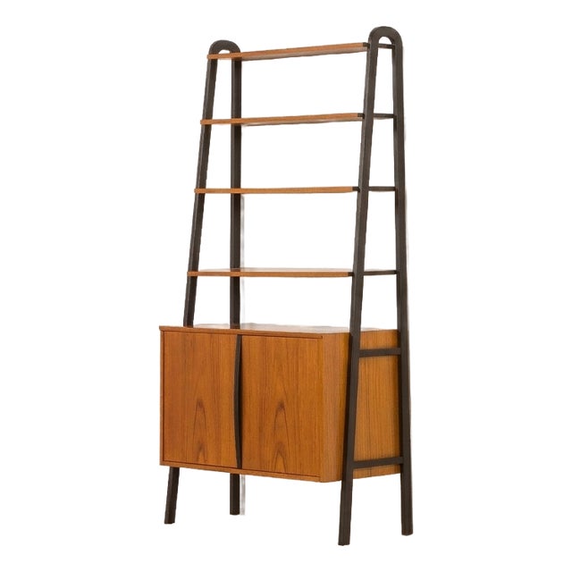Mid-Century Free Standing Wall Unit from BRANTORPS, Sweden, 1960s, Set of 7 For Sale