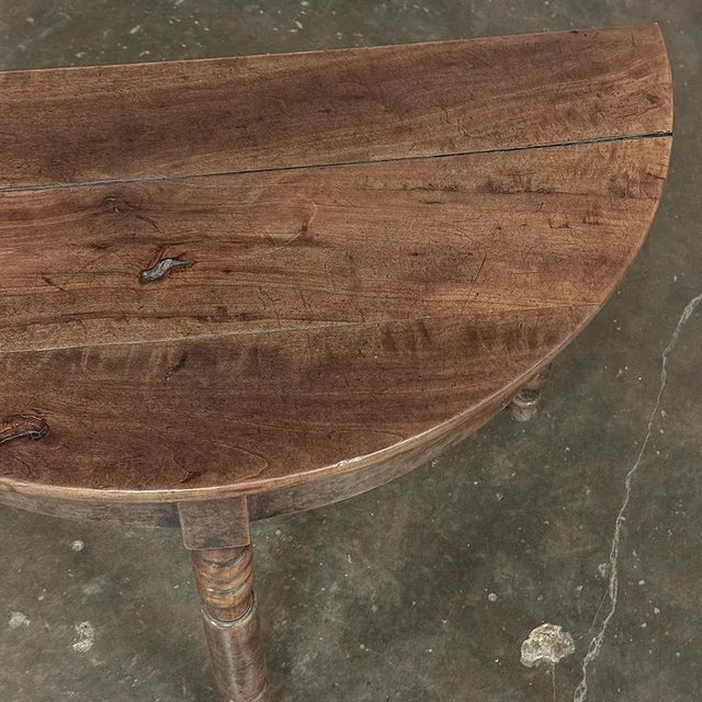 19th Century Swedish Demilune Console For Sale In Baton Rouge - Image 6 of 12