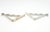 Mid 20th Century Pair of Vintage White Steel Shelf Brackets For Sale - Image 5 of 5