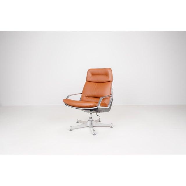 1980s High Commander Office Chair by Jorge Zalszupin for L'Atelier, Brazil, 1980s For Sale - Image 5 of 18