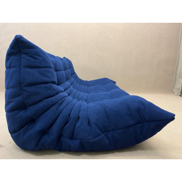 Textile Vintage Three-Seater Sofa by Michel Ducaroy for Ligne Roset, 2013 For Sale - Image 7 of 18