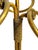 Vintage Italian Gold Tole Freestanding Towel Ring Stand For Sale - Image 9 of 11