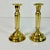 Mid-Century Modern Mid-Century Boho Chic Patinated Brass Candle Holders - A Pair For Sale - Image 3 of 9