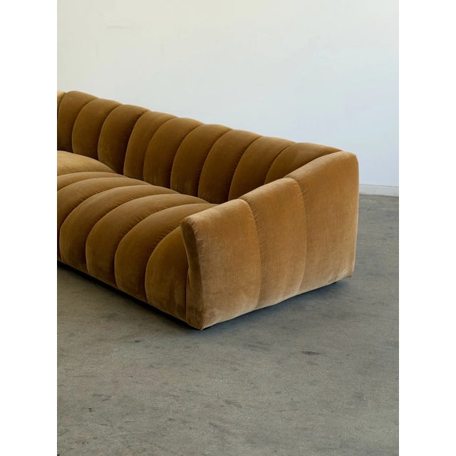Low Profile Channel Sectional Xl For Sale In Los Angeles - Image 6 of 9