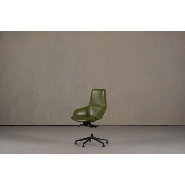 Leather Aston Office Chair from Arper, Italy, 2000s For Sale - Image 4 of 15