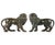 Metal 19th Century Neoclassical Bronze Lion Sculptures With Aged Patina For Sale - Image 7 of 11