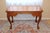 1950s Vintage Mahogany Console Table - Hand-Carved Chippendale Style With Claw Feet & Ornate Details For Sale - Image 15 of 15