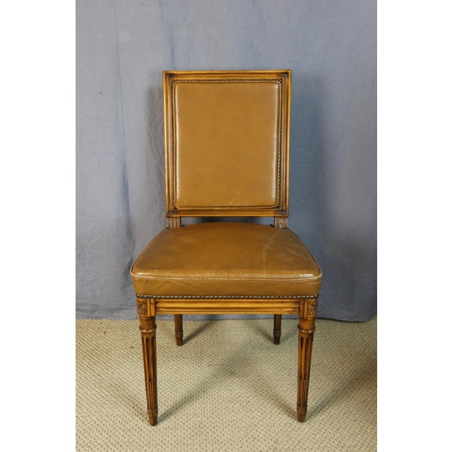Louis XVI Style Chairs, 1950s, Set of 6 For Sale - Image 9 of 13