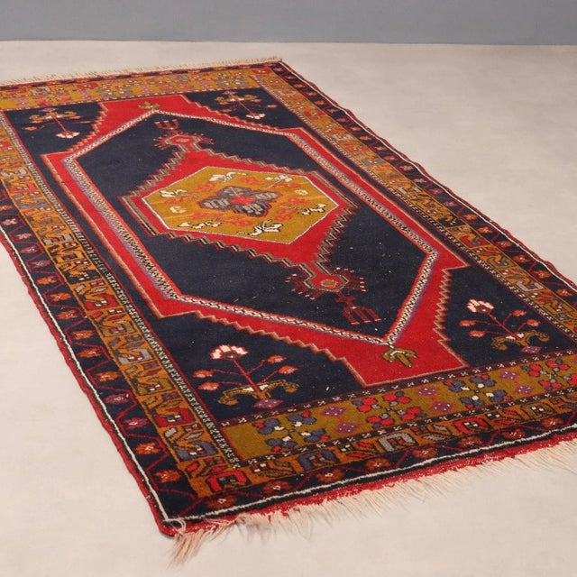 Jorun Rug in Cotton and Wool, Turkey For Sale - Image 9 of 9