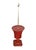 Late 20th Century Vintage Hand-Painted Red Flowerpot Floor Lamp For Sale - Image 5 of 7