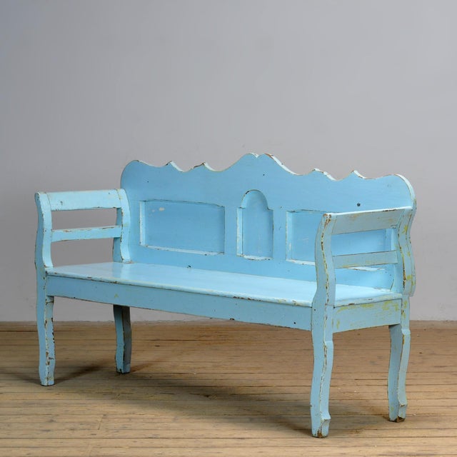 Vintage Pine Bench, 1920s For Sale - Image 16 of 16