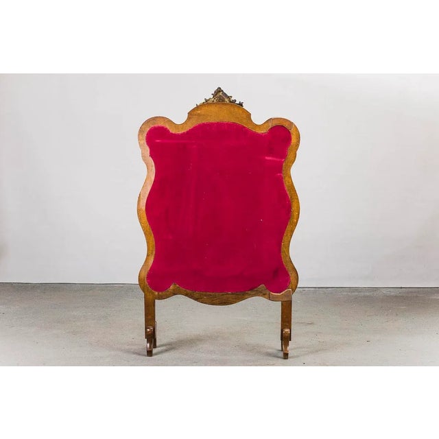 Antique Baroque Style German Fireplace Screen, 1890s For Sale - Image 5 of 9