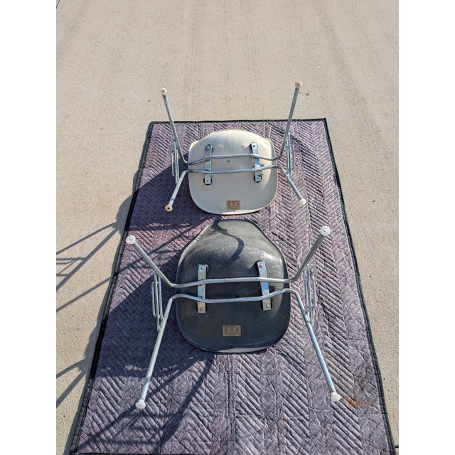 1960s Set of Eames for Herman Miller Fiberglass Shell DSS Chairs For Sale - Image 16 of 18