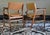 Mid 20th Century Jens Risom Style Walnut Arm Chairs - Set 4 For Sale - Image 5 of 15