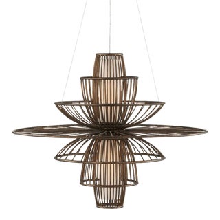 Currey & Company Benjiro Chandelier For Sale