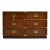 Mid Century Campaign Lowboy Dresser Brigade Collection by Drexel Heritage For Sale