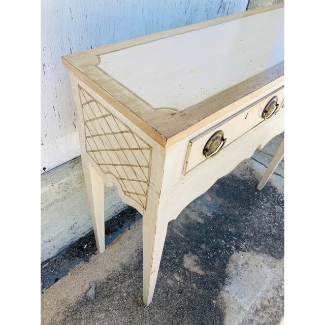 Hollywood Regency Style Console Table | Chairish