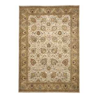 Vintage Handmade Indian Rug. 9'10"x 14' For Sale