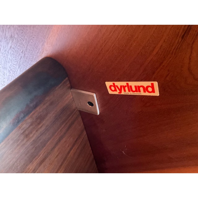 Auburn 1970s Dyrlund Supreme Table in Rosewood For Sale - Image 8 of 13
