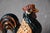 Rustic Rooster in Polychrome Glazed Terracotta, 1930s For Sale - Image 3 of 11