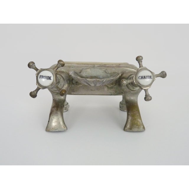 Bathtub Tap in Silver Bronze, 1930s For Sale - Image 11 of 11