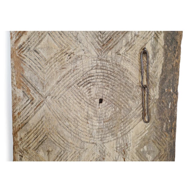 Antique Old Igbo African Grain Door / Wall Object For Sale - Image 4 of 6