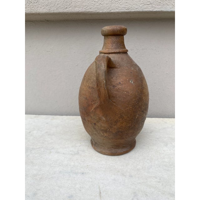 19th Century French Rustic Pottery Pitcher For Sale - Image 4 of 7