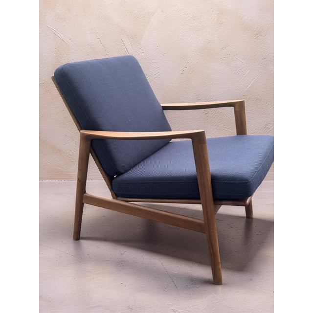 Mid-Century Modern Scandinavian Modern Lounge Chairs, Set of 2 For Sale - Image 3 of 5