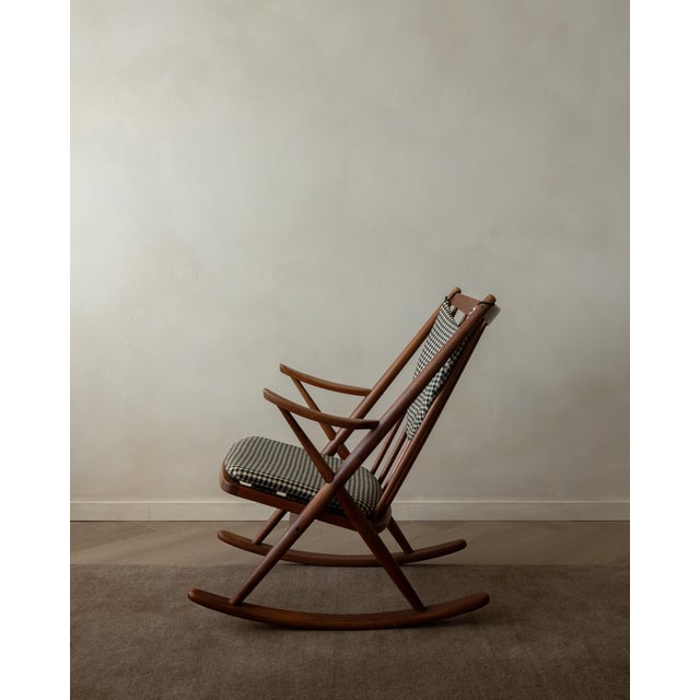 Wood Vintage Danish Teak Rocking Chairs by Frank Reenskaug for Bramin, 1950s, Set of 2 For Sale - Image 7 of 18
