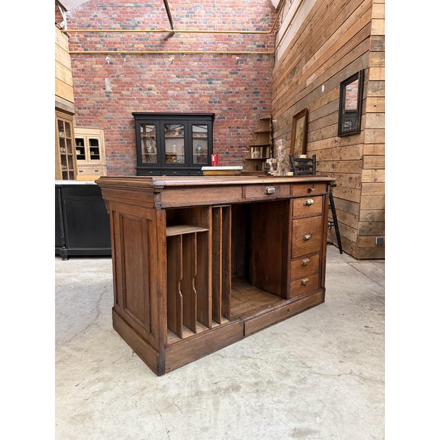 Early 20th Century Oak Store Counter For Sale - Image 4 of 18
