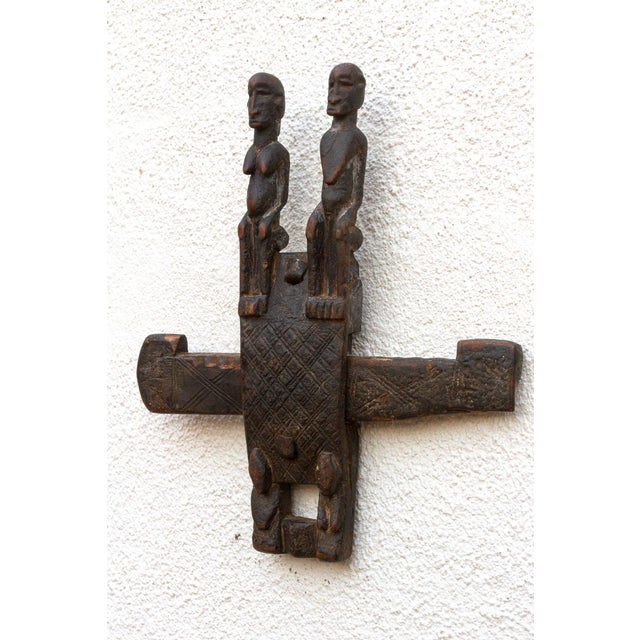 Baule Spirit Guardians Antique Door Lock For Sale In Los Angeles - Image 6 of 7