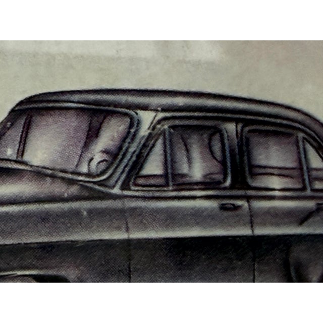 Miniature Volga Etching in Thick Off White Matte, Metal Framed For Sale - Image 9 of 12