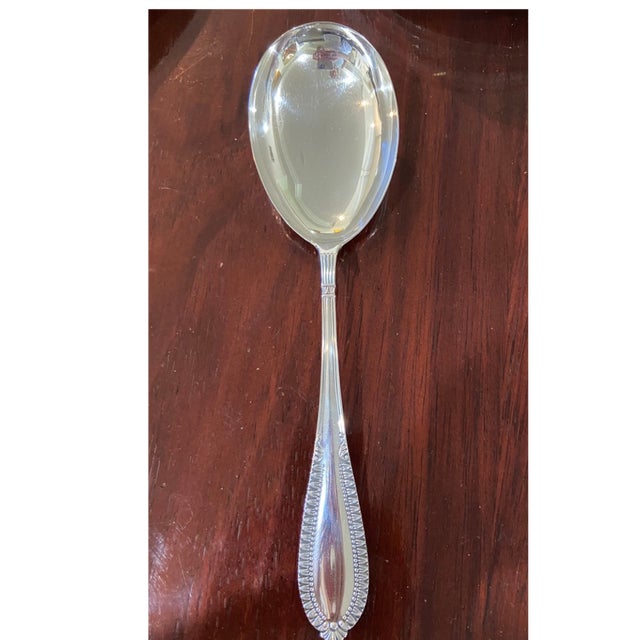 1970s Gran Paris by Camusso Sterling Silver Flatware Set Service 108 + 13 Serving Flatware Set- 121 Pieces For Sale - Image 12 of 12