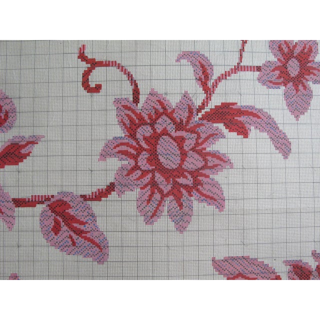 Late 19th Century Antique French Textile Design For Sale - Image 5 of 9