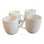 Alessi "All-Time" Bone China Mug by Guido Venturini - Set of 4 For Sale