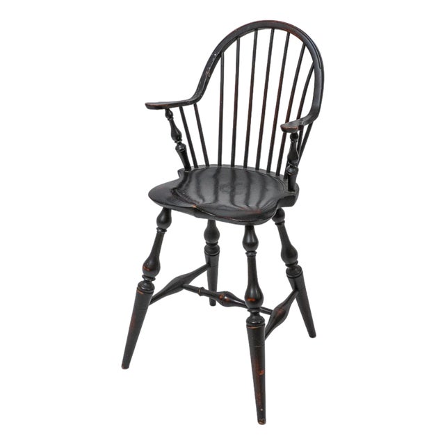 Late 20th Century D.R. Dimes Windsor Continuous Arm Youth Chair For Sale
